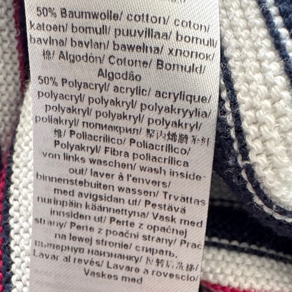 Rabe Stripe Knit Sweater Navy and White - Picture 7 of 9
